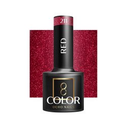 OCHO NAILS Esmalte de uñas híbrido rojo 211 -5 g OCHO NAILS Esmalte de uñas híbrido rojo 211 -5 g