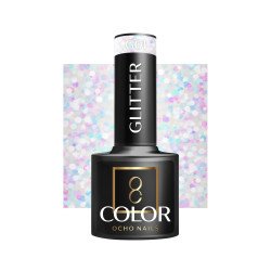 OCHO NAILS Esmalte de uñas híbrido purpurina G01 -5 g OCHO NAILS Esmalte de uñas híbrido purpurina G01 -5 g