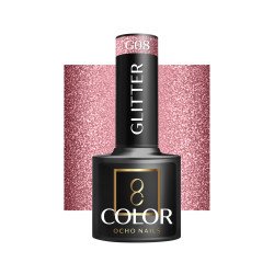 OCHO NAILS Esmalte de uñas híbrido purpurina G08 -5 g OCHO NAILS Esmalte de uñas híbrido purpurina G08 -5 g