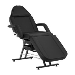 Sillón de cosmetología con cubetas negras Sillón de cosmetología con cubetas negras