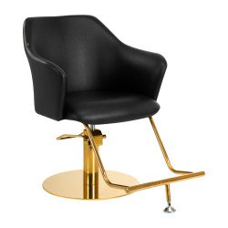 Silla de peluquería Gabbiano Marbella Negra Silla de peluquería Gabbiano Marbella Negra