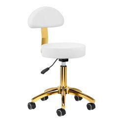 Taburete de cosmética AM-304G blanco Taburete de cosmética AM-304G blanco