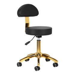 Taburete de cosmética AM-304G Negro Taburete de cosmética AM-304G Negro