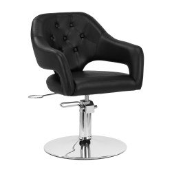 Silla de peluquería Gabbiano Parma Negra Silla de peluquería Gabbiano Parma Negra