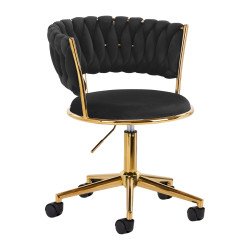 Silla giratoria 4Rico QS-GW01G negra