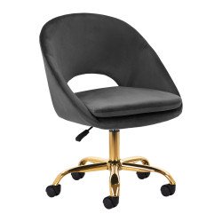 Silla giratoria 4Rico QS-MF18G gris