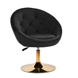 Silla giratoria 4Rico QS-BL12G negra