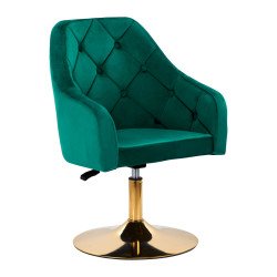 Silla giratoria 4Rico QS-BL14G verde