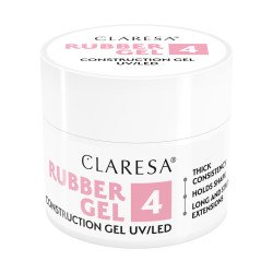 Gel de construcción de goma Claresa 4 90g Gel de construcción de goma Claresa 4 90g