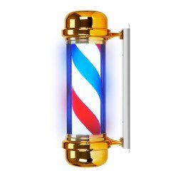Plafón iluminado barbería BB-02 dorado grande Plafón iluminado barbería BB-02 dorado grande