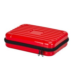 Caso de peluquería rojo
