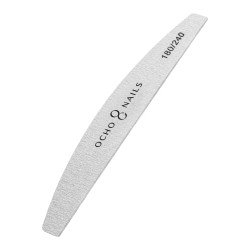 Ocho Nails lima delgada media luna 180/240 10 pcs. Ocho Nails lima delgada media luna 180/240 10 pcs.
