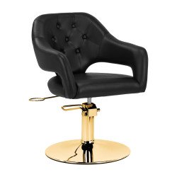 Silla de peluquería Gabbiano Parma Oro Negro Silla de peluquería Gabbiano Parma Oro Negro