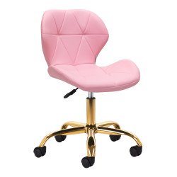 Taburete de cosmética QS-06G rosa Taburete de cosmética QS-06G rosa