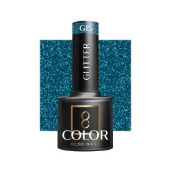 OCHO NAILS Esmalte de uñas híbrido con glitter G15 - 5 g OCHO NAILS Esmalte de uñas híbrido con glitter G15 - 5 g