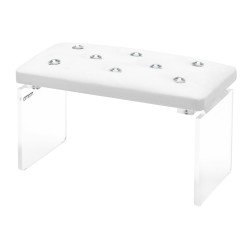 Soporte para manicure Momo Diamond Velour blanco Soporte para manicure Momo Diamond Velour blanco