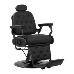 Silla de barbero Gabbiano Francesco Negra negra Silla de barbero Gabbiano Francesco Negra negra