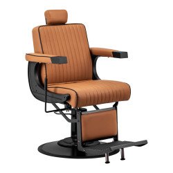 Silla de barbero Gabbiano Visionerio marrón claro Silla de barbero Gabbiano Visionerio marrón claro