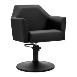 Silla de peluquería Gabbiano Davos negra Silla de peluquería Gabbiano Davos negra