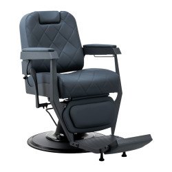 Silla de barbero Gabbiano Bruno con marco de grafito Grafito Silla de barbero Gabbiano Bruno con marco de grafito Grafito