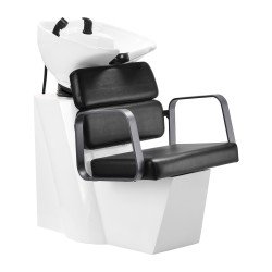 Unidad de lavado de cabello Gabbiano Porto gris negro