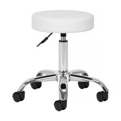 Taburete de cosmética AM-310 blanco v Taburete de cosmética AM-310 blanco v