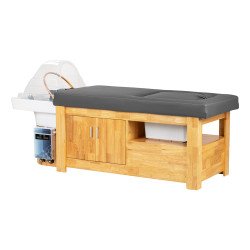 Cama de lavado de cabello Gabbiano Head Spa Bali gris Cama de lavado de cabello Gabbiano Head Spa Bali gris