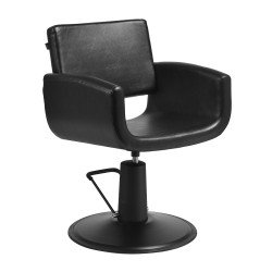 Silla de peluquería Gabbiano Mataro negra Silla de peluquería Gabbiano Mataro negra