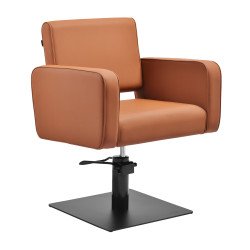 Silla de peluquería Gabbiano Bilbao marrón Silla de peluquería Gabbiano Bilbao marrón