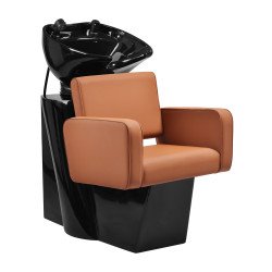 Unidad de lavado de cabello Gabbiano Bilbao Brown Unidad de lavado de cabello Gabbiano Bilbao Brown