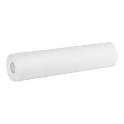 Sábana de papel desechable con recubrimiento de plástico, 50 x 40 m, blanca Sábana de papel desechable con recubrimiento de plástico, 50 x 40 m, blanca