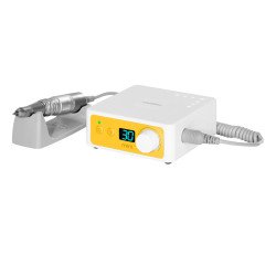 Máquina de taladro para uñas Saeyang Marathon K35 mini amarilla + H200