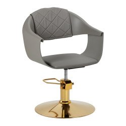 Silla de peluquería Halo de sistema capilar gris Silla de peluquería Halo de sistema capilar gris