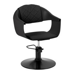 Silla de peluquería Hair System Halo negra Silla de peluquería Hair System Halo negra