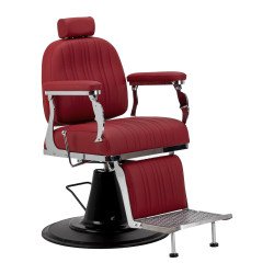Silla de barbero roja Gabbiano Elias Silla de barbero roja Gabbiano Elias