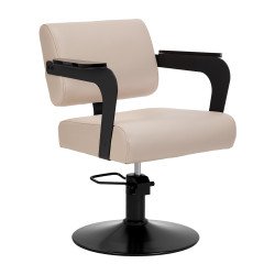 Silla de peluquería Hair System Jet latte color beige Silla de peluquería Hair System Jet latte color beige