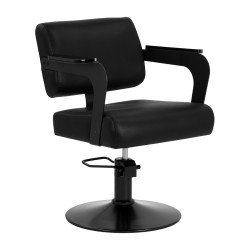 Silla de peluquería Hair System Jet negra Silla de peluquería Hair System Jet negra