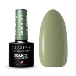 CLARESA Esmalte híbrido VERDE 801 -5g CLARESA Esmalte híbrido VERDE 801 -5g
