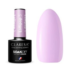 CLARESA Esmalte de uñas híbrido LOLLIPOP 5 -5g CLARESA Esmalte de uñas híbrido LOLLIPOP 5 -5g