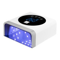 OCHO NAILS lámpara LED UV X22 72W inalámbrica blanca con fondo espejo OCHO NAILS lámpara LED UV X22 72W inalámbrica blanca con fondo espejo