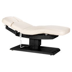 Sillón Relax crema con base negra Sillón Relax crema con base negra
