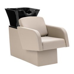 Unidad de lavado de peluquería Gabbiano Elda gris y beige Unidad de lavado de peluquería Gabbiano Elda gris y beige