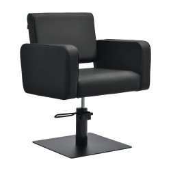 Silla de peluquería Gabbiano Bilbao negra Silla de peluquería Gabbiano Bilbao negra