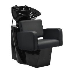 Unidad de lavado de peluquería Gabbiano Bilbao Negra Unidad de lavado de peluquería Gabbiano Bilbao Negra