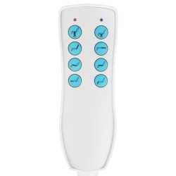 Sillón cosmético eléctrico azzurro 869a rotativo 4 motores blanco Sillón cosmético eléctrico azzurro 869a rotativo 4 motores blanco