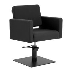 Silla de peluquería Gabbiano Vitoria negra Silla de peluquería Gabbiano Vitoria negra