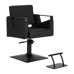 Silla de peluquería Hair System Duplex negro Silla de peluquería Hair System Duplex negro