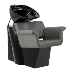 Unidad de lavado de peluquería Gabbiano Lucca gris Unidad de lavado de peluquería Gabbiano Lucca gris