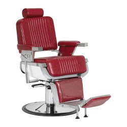 Silla de barbero Gabbiano Royal X roja Silla de barbero Gabbiano Royal X roja
