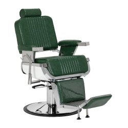 Silla de barbero Gabbiano Royal X verde Silla de barbero Gabbiano Royal X verde